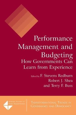 Redburn, F: Performance Management and Budgeting