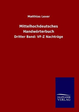 Mittelhochdeutsches Handwörterbuch