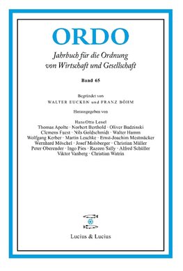 ORDO. Band 65. Jahrbuch