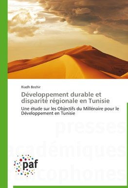 Développement durable et disparité régionale en Tunisie