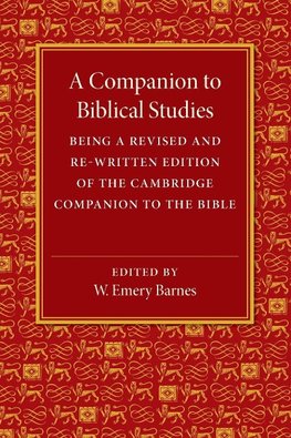 A Companion to Biblical Studies