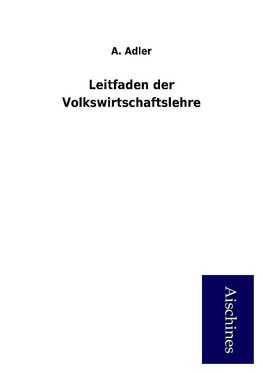 Leitfaden der Volkswirtschaftslehre