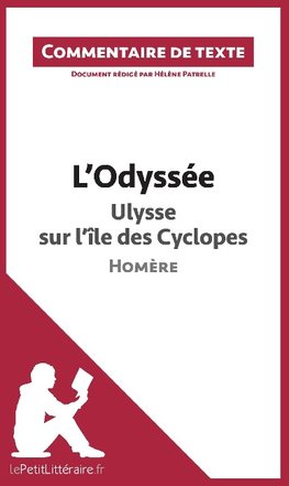 Commentaire composé : L'Odyssée d'Homère - Ulysse sur l'île des Cyclopes