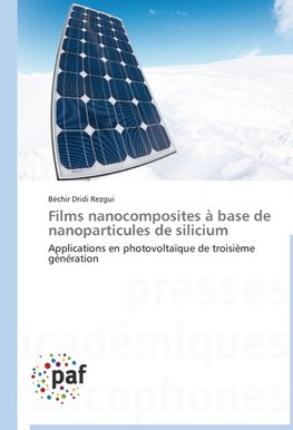 Films nanocomposites à base de nanoparticules de silicium