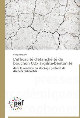 L'efficacité d'étanchéité du bouchon COx argilite-bentonite