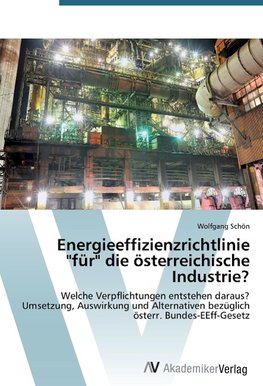 Energieeffizienzrichtlinie "für" die österreichische Industrie?