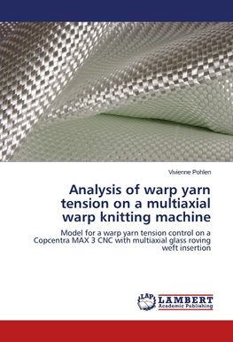 Analysis of warp yarn tension on a multiaxial warp knitting machine