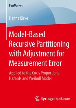 Model-Based Recursive Partitioning with Adjustment for Measurement Error