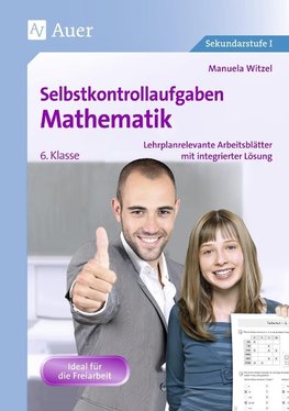 Selbstkontrollaufgaben Mathematik Klasse 6