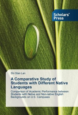 A Comparative Study of Students with Different Native Languages