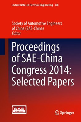 Proceedings of SAE-China Congress 2014: Selected Papers