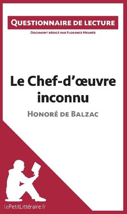 Questionnaire de lecture : Le Chef-d'oeuvre inconnu de Balzac