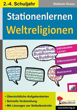 Kohls Stationenlernen Weltreligionen / 2.-4. Schuljahr