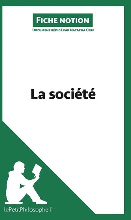 La société (Fiche notion)