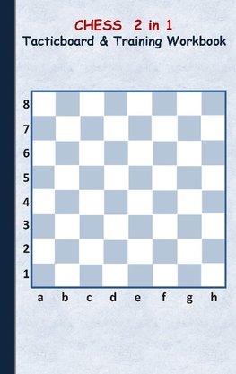 Chess 2 in 1 Tacticboard and Training Workbook