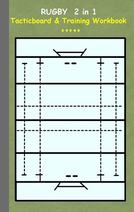 Rugby 2 in 1 Tacticboard and Training Workbook