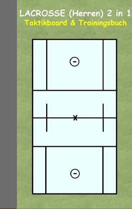Lacrosse (Herren) 2 in 1 Taktikboard und Trainingsbuch