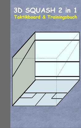 3D Squash 2 in 1 Taktikboard und Trainingsbuch
