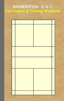 Badminton 2 in 1 Tacticboard and Training Workbook