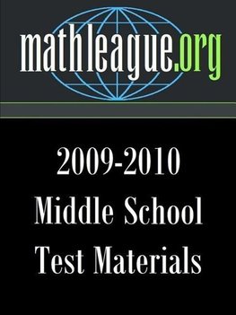 Middle School Test Materials 2009-2010