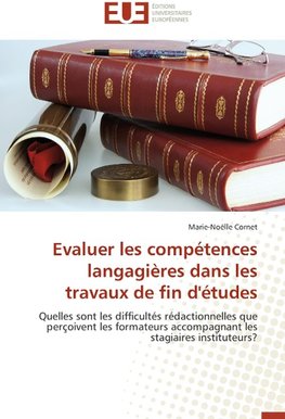 Evaluer les compétences langagières dans les travaux de fin d'études