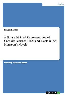 A House Divided. Representation of Conflict Between Black and Black in Toni Morrison's Novels