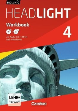 English G Headlight 04: 8. Schuljahr. Workbook mit CD-ROM (e-Workbook) und Audios online