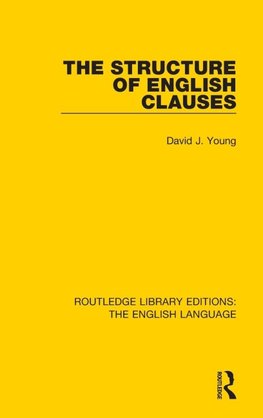 The Structure of English Clauses