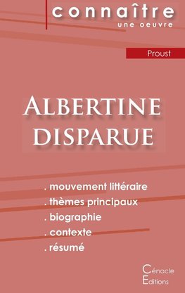 Fiche de lecture Albertine disparue de Marcel Proust (analyse littéraire de référence et résumé complet)