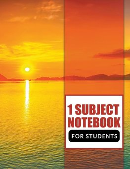 1 Subject Notebook For Students