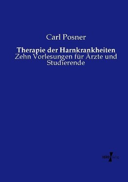 Therapie der Harnkrankheiten