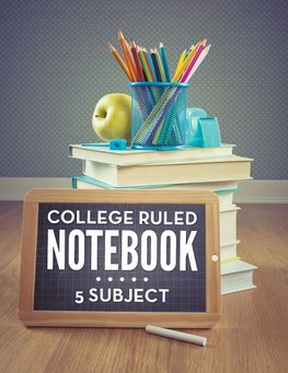 College Ruled Notebook - 5 Subject