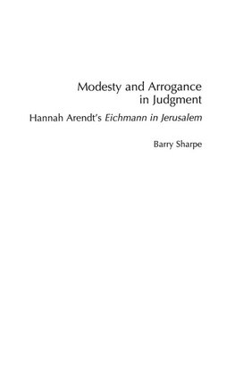 Modesty and Arrogance in Judgment