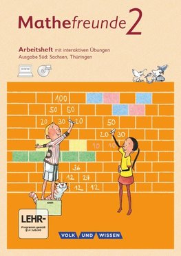 Mathefreunde Süd 2. Schuljahr. Arbeitsheft mit interaktiven Übungen auf scook.de