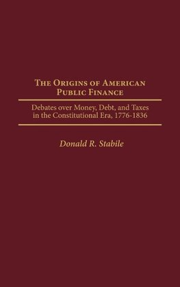 The Origins of American Public Finance