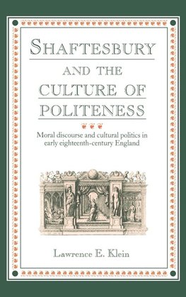 Shaftesbury and the Culture of Politeness