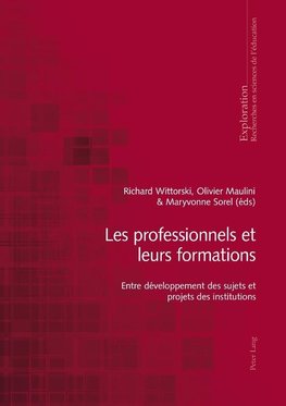 Les professionnels et leurs formations