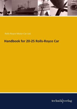 Handbook for 20-25 Rolls-Royce Car