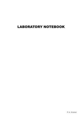 Laboratory Notebook