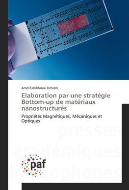 Elaboration par une stratégie Bottom-up de matériaux nanostructurés