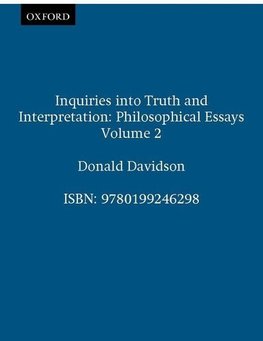 Davidson: Inquiries/Truth and Interpretation