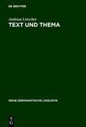 Text und Thema