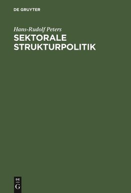 Sektorale Strukturpolitik