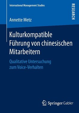 Kulturkompatible Führung von chinesischen Mitarbeitern