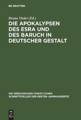 Die Apokalypsen des Esra und des Baruch in deutscher Gestalt