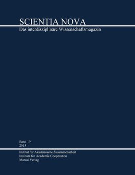 SCIENTIA NOVA Band 19, 2015