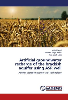 Artificial groundwater recharge of the brackish aquifer using ASR well