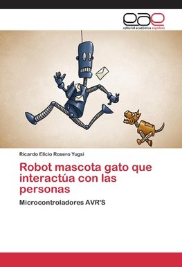 Robot mascota gato que interactúa con las personas