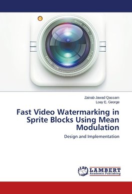 Fast Video Watermarking in Sprite Blocks Using Mean Modulation