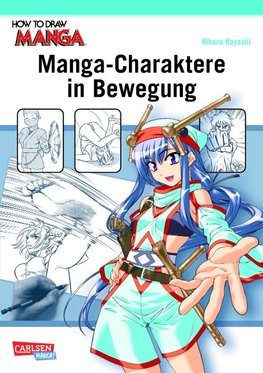 Manga-Charaktere in Bewegung